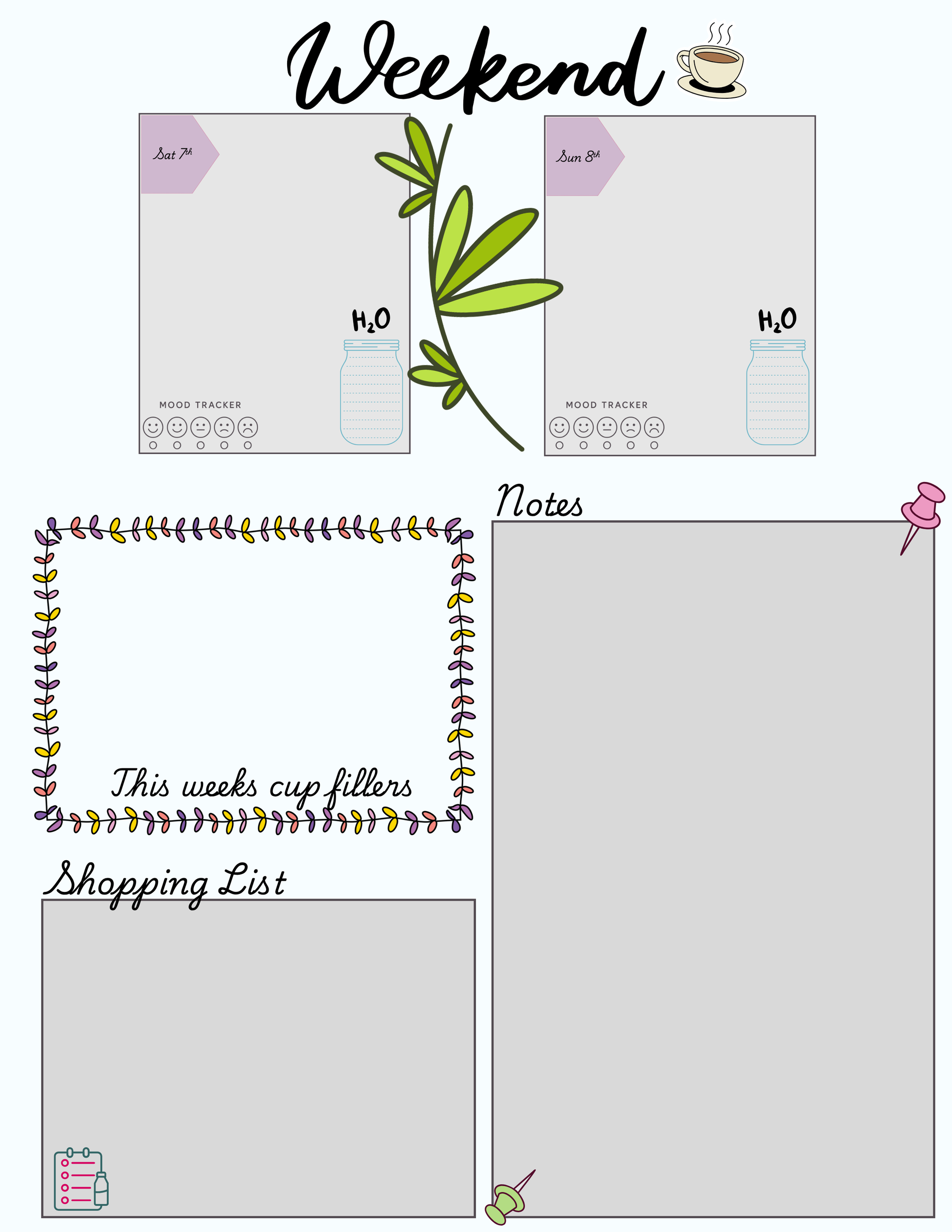 ✨ June Self-Care Planner Printable + Canva Template ✨ - Drop Fanatic