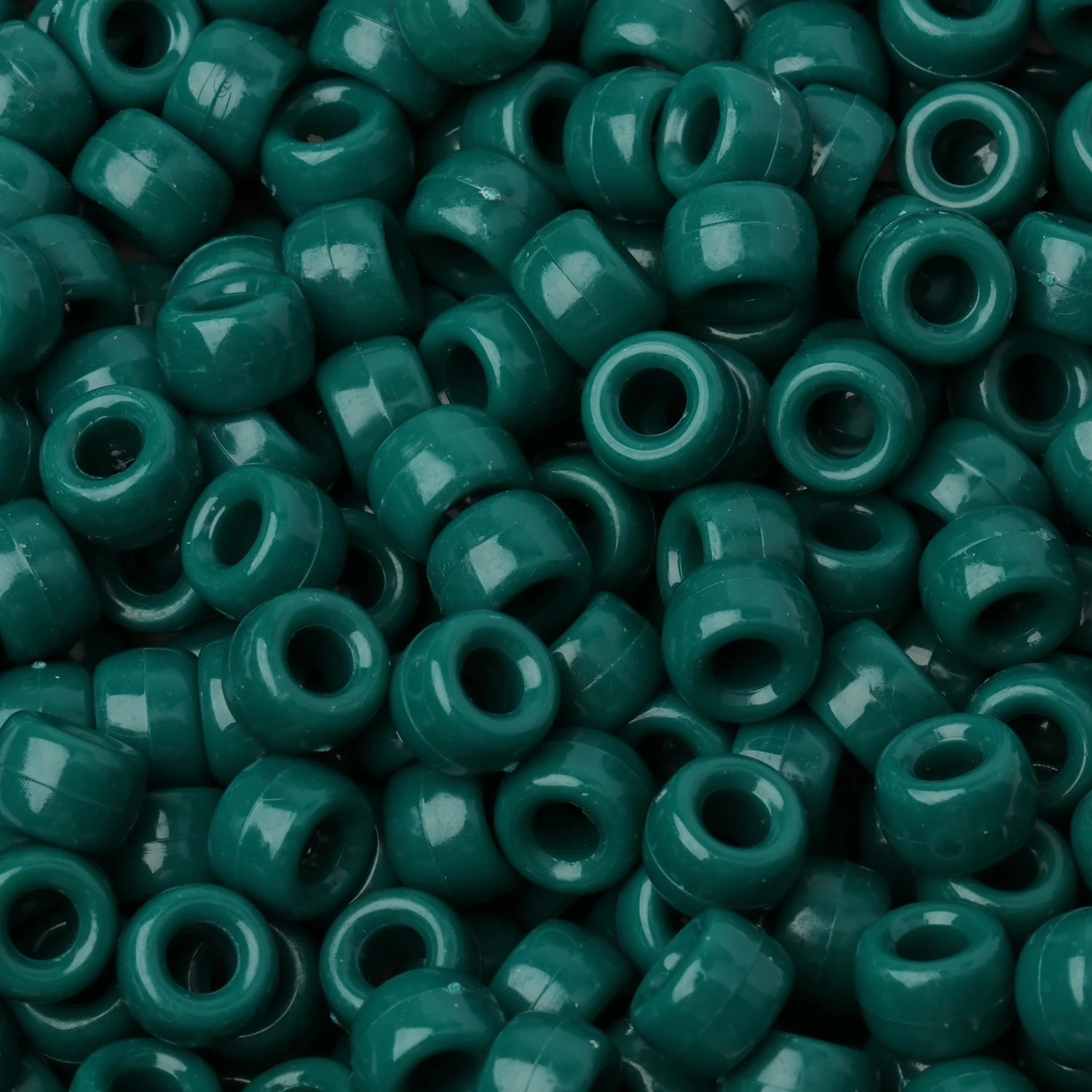 100pcs Green Color 6x9mm Pony Beads Acrylic Loose Beads Diy Craft Jewelry Bracelets Making Hair Supplies - Drop Fanatic
