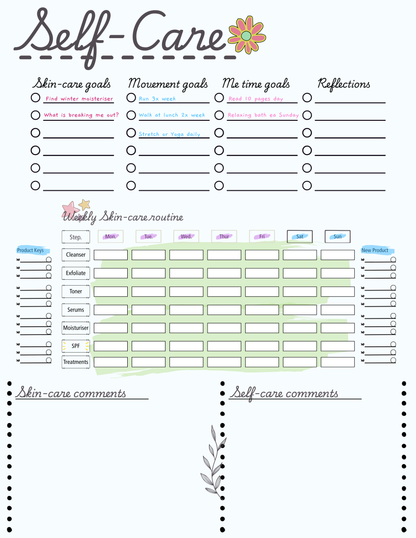 ✨ June Self-Care Planner Printable + Canva Template ✨ - Drop Fanatic 