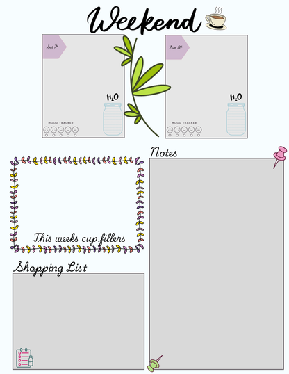 ✨ June Self-Care Planner Printable + Canva Template ✨ - Drop Fanatic 
